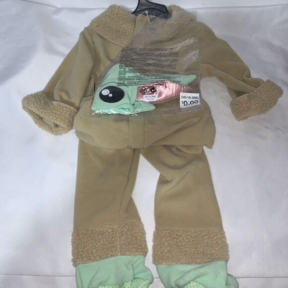 Baby The Mandalorian, Star Wars Infant Grogu Halloween Costume 12-18M pretend - Picture 7 of 7